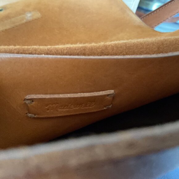 Madewell Tan Leather Shoulder Bag - Picture 14 of 16
